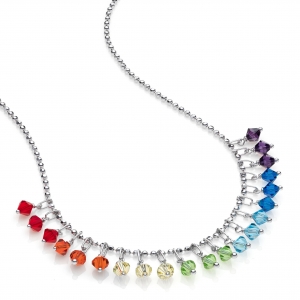 Collana in Argento con cristalli